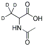 N-ACETYL-DL-ALANINE-3,3-3-D3 Struktur