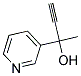 3-PYRIDINEMETHANOL, ALPHA-ETHYNYL-ALPHA-METHYL- Struktur