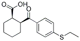 CIS-2-(4-THIOETHYLBENZOYL)CYCLOHEXANE-1-CARBOXYLIC ACID price.