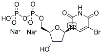 5-BROMO-2'-DEOXY-URIDINE-5'-DIPHOSPHATE, SODIUM SALT Struktur