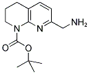 7-AMINOMETHYL-3,4-DIHYDRO-2H-[1,8]NAPHTHYRIDINE-1-CARBOXYLIC ACID TERT-BUTYL ESTER Struktur