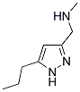 METHYL-(5-PROPYL-1H-PYRAZOL-3-YLMETHYL)-AMINE Struktur