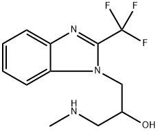 1-METHYLAMINO-3-(2-TRIFLUOROMETHYL-BENZOIMIDAZOL-1-YL)-PROPAN-2-OL price.