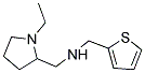 (1-ETHYL-PYRROLIDIN-2-YLMETHYL)-THIOPHEN-2-YLMETHYL-AMINE Struktur