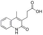 3-(4-METHYL-2-OXO-1,2-DIHYDROQUINOLIN-3-YL)PROPANOIC ACID Struktur