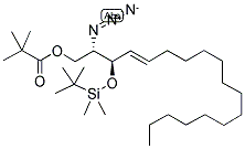 (2S,3R,4E)-2-AZIDO-3-(TERT-BUTYLDIMETHYLSILYL)-1-PIVALOYL-ERYTHRO-SPHINGOSINE Struktur