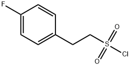 2-(4-FLUORO-PHENYL)-ETHANESULFONYL CHLORIDE Struktur