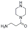 3-AMINO-1-PIPERAZIN-1-YL-PROPAN-1-ONE Struktur