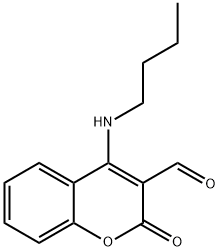 4-(BUTYLAMINO)-2-OXO-2H-CHROMENE-3-CARBALDEHYDE Struktur