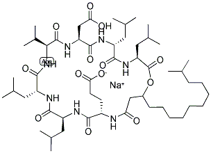 SURFACTIN SODIUM SALT Struktur