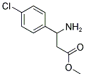 3-AMINO-3-(4-CHLORO-PHENYL)-PROPIONIC ACID METHYL ESTER Struktur