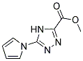 5-PYRROL-1-YL-4H-[1,2,4]TRIAZOLE-3-CARBOXYLIC ACID METHYL ESTER Struktur