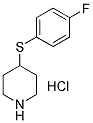 4-(4-FLUOROPHENYLSULFANYL)PIPERIDINE HYDROCHLORIDE Struktur