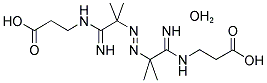 2,2'-AZOBIS[N-(2-CARBOXYETHYL)-2-METHYLPROPIONAMIDINE] N-HYDRATE Struktur