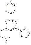 2-PYRIDIN-4-YL-4-PYRROLIDIN-1-YL-5,6,7,8-TETRAHYDROPYRIDO[4,3-D]PYRIMIDINE Struktur