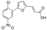 3-[5-(2-CHLORO-5-NITRO-PHENYL)-FURAN-2-YL]-ACRYLIC ACID Struktur