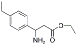 3-AMINO-3-(4-ETHYL-PHENYL)-PROPIONIC ACID ETHYL ESTER Struktur