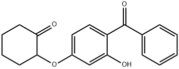 2-(4-BENZOYL-3-HYDROXYPHENOXY)CYCLOHEXANONE Struktur