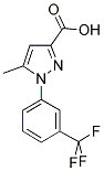 5-METHYL-1-(3-TRIFLUOROMETHYL-PHENYL)-1H-PYRAZOLE-3-CARBOXYLIC ACID Struktur