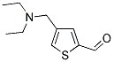 4-[(DIETHYLAMINO)METHYL]-2-THIOPHENECARBALDEHYDE Struktur