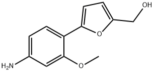 [5-(4-AMINO-2-METHOXY-PHENYL)-FURAN-2-YL]-METHANOL Structure