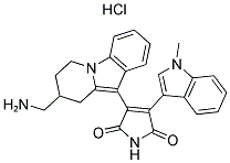 BISINDOLYLMALEIMIDE X HYDROCHLORIDE Struktur