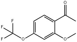 2'-METHOXY-4'-(TRIFLUOROMETHOXY)ACETOPHENONE Struktur