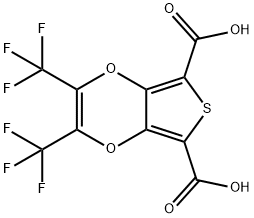 2,3-BIS-TRIFLUOROMETHYL-THIENO[3,4-B][1,4]DIOXINE-5,7-DICARBOXYLIC ACID price.