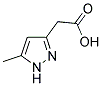 (5-METHYL-1H-PYRAZOL-3-YL)-ACETIC ACID Struktur