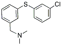 N-(3-[(3-CHLOROPHENYL)SULFANYL]BENZYL)-N,N-DIMETHYLAMINE Struktur