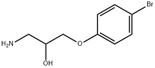 1-AMINO-3-(4-BROMOPHENOXY)PROPAN-2-OL Struktur