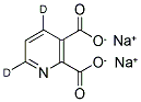 PYRIDINE-2,3-DICARBOXYLIC ACID-D2 DISODIUM SALT Struktur