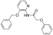 N-(3-(PHENYLMETHOXY)(2-PYRIDYL))-2-PHENOXYETHANAMIDE Struktur