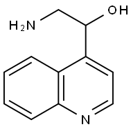 2-AMINO-1-QUINOLIN-4-YL-ETHANOL Struktur