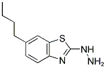 6-BUTYL-2-HYDRAZINO-1,3-BENZOTHIAZOLE Struktur