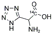 (RS)-(TETRAZOL-5-YL) GLYCINE, [GLYCINE-1-14C] Struktur