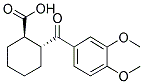 TRANS-2-(3,4-DIMETHOXYBENZOYL)CYCLOHEXANE-1-CARBOXYLIC ACID Struktur