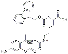 FMOC-L-LYS(AMCA)-OH Struktur