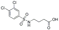 4-(3,4-DICHLORO-BENZENESULFONYLAMINO)-BUTYRIC ACID Struktur