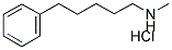 (5-PHENYLPENTYL)METHYLAMINE HYDROCHLORIDE Struktur