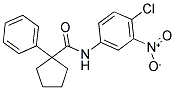 N-(4-CHLORO-3-NITROPHENYL)(PHENYLCYCLOPENTYL)FORMAMIDE Struktur