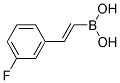 E-2-(3-FLUOROPHENYL)VINYLBORONIC ACID Struktur