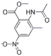 METHYL 2-(ACETYLAMINO)-3-METHYL-5-NITROBENZOATE Struktur