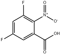 3,5-DIFLUORO-2-NITROBENZOIC ACID Struktur