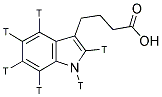 INDOLE-3-BUTYRIC ACID, [RING-3H] Struktur