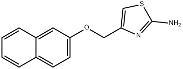 4-[(2-NAPHTHYLOXY)METHYL]-1,3-THIAZOL-2-AMINE Struktur