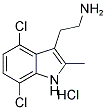 2-(4,7-DICHLORO-2-METHYL-1H-INDOL-3-YL)ETHANAMINE HYDROCHLORIDE Struktur