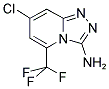 3-AMINO-7-CHLORO-5-(TRIFLUOROMETHYL)[1,2,4]TRIAZOLO[4,3-A]PYRIDINE Struktur