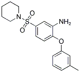 5-(PIPERIDINE-1-SULFONYL)-2-M-TOLYLOXY-PHENYLAMINE Struktur