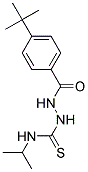 2-(4-TERT-BUTYLBENZOYL)-N-ISOPROPYLHYDRAZINECARBOTHIOAMIDE Struktur